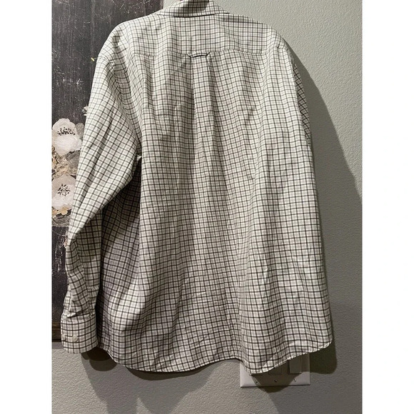 Fairway & Greene The Club Shirt  XL Green Striped Button Down Long Sleeve Cotton - Picture 12 of 12